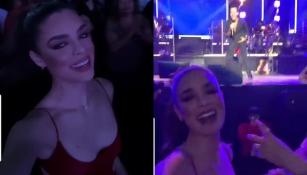 Nadia Ferreira y Marc Anthony se gritan "te amo" ante el mundo - Teleshow