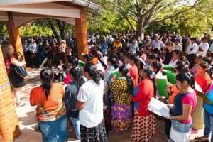 Comunidad indígena Yalve Sanga inauguró ampliaciones en su “escuela de mujeres” - Noticias del Chaco - ABC Color