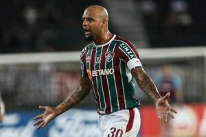Impactante lesión de Felipe Melo tras el juego con Olimpia