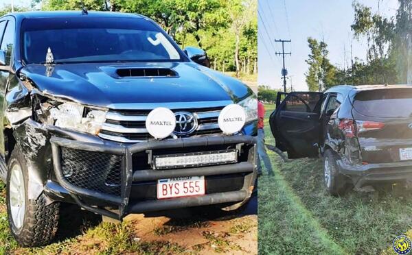 Chofer de ex ministra dio positivo a alcotest tras accidente en Luque •