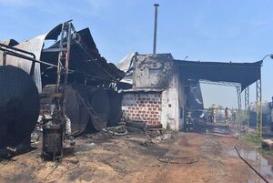 Fallece una de la víctimas del incendio en aceitera de Ypané - Nacionales - ABC Color
