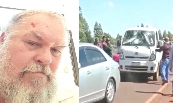 Turba de manifestantes agrede salvajemente a unagricultor que intentaba circular sobre ruta PY 07 – Diario TNPRESS
