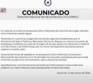 Deportan a familia alemana sin vacunas - Paraguay.com
