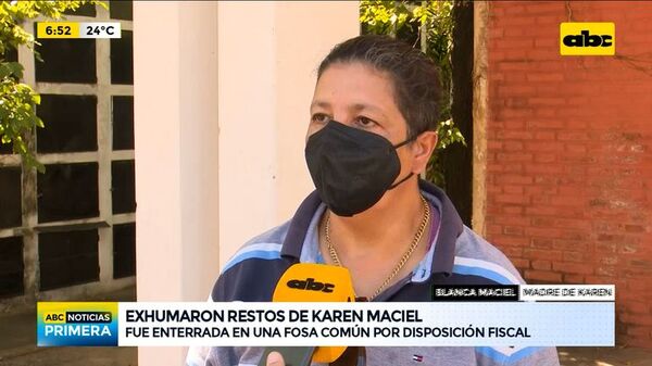 Exhumaron restos de karen - ABC Noticias - ABC Color