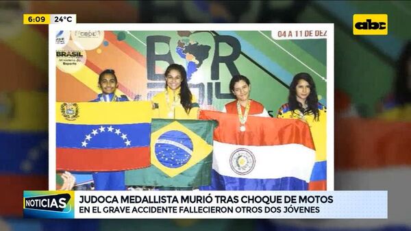 Judoca medallista murió tras choque de motos - ABC Noticias - ABC Color