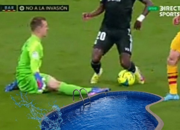 Burda simulación de Vinicius es sensación en redes - La Prensa Futbolera