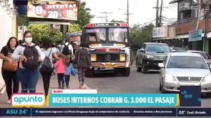 Propietarios de buses exigen alzar el pasaje a G. 2.800, en Ñemby - ADN Digital