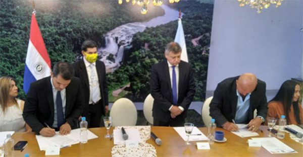 Firman carta intención de construcción de puente entre Presidente Franco y Puerto Iguazú | DIARIO PRIMERA PLANA