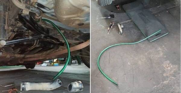 Crónica / ¡Increíble! Mirana cómo le robaban combustible a su autito