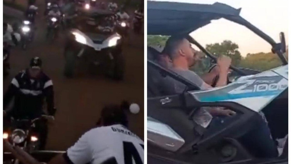 Crónica / [VIDEO] ¡Locura por la presencia del “emperador” de Olimpia en Caaguazú!