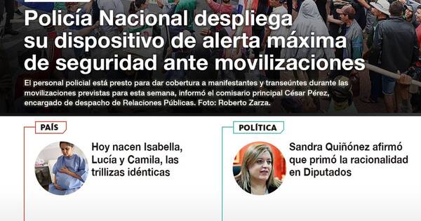 La Nación / LN PM: Las noticias más relevantes de la siesta del 22 de marzo