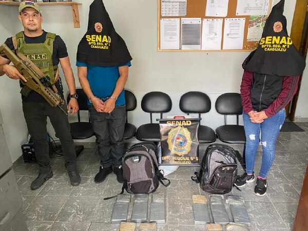 Diario HOY | Capturan a dos personas que pretendían viajar con droga a Argentina