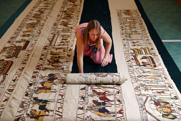 Una bordadora aficionada quiere reproducir de forma idéntica el famoso tapiz de Bayeux