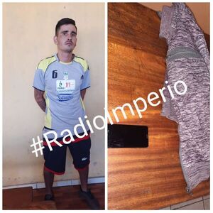Policía detuvo a uno de los presuntos autores de hurto a una tienda de compras - Radio Imperio
