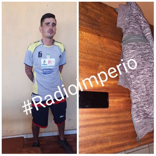 Policía detuvo a uno de los presuntos autores de hurto a una tienda de compras - Radio Imperio
