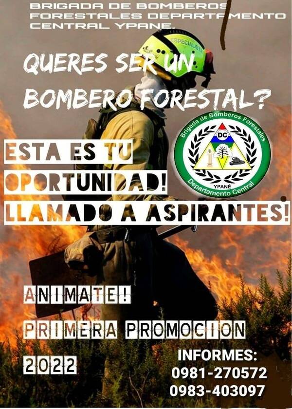 Crónica / Bomberos forestales llaman a voluntarios a sumarse a sus filas