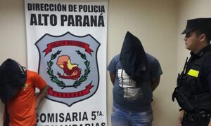 Detienen a delincuentes que se paseaban en Hernandarias
