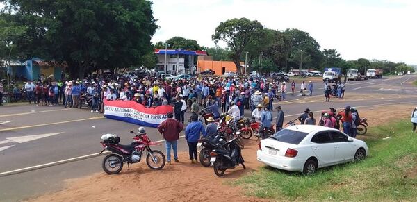 Concepción: bloquean ruta PY05 en Arroyito - Nacionales - ABC Color