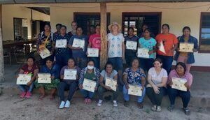 Mujeres indígenas se capacitaron mediante campamento en el Chaco