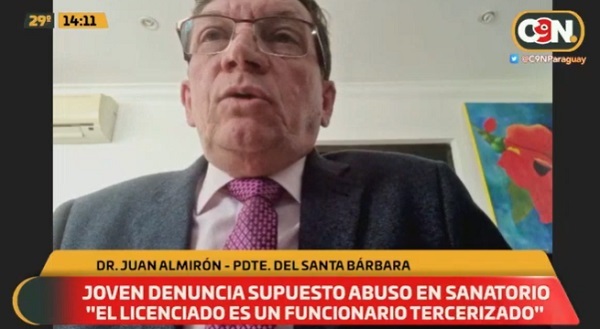 Desvinculan a funcionario denunciado por abuso sexual en sanatorio
