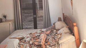 Construcción de edificio reventó casa de un abuelo