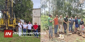 CINCO POZOS EXCAVADOS EN MENOS DE TRES MESES EN CARLOS A. LÓPEZ - Itapúa Noticias