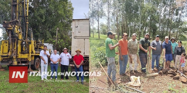 CINCO POZOS EXCAVADOS EN MENOS DE TRES MESES EN CARLOS A. LÓPEZ - Itapúa Noticias
