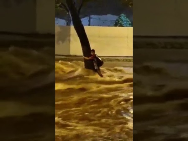 Impresiónate niño es rescatado durante fuerte temporal (video) | OnLivePy