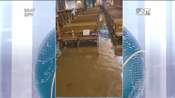 Asunción y Central bajo agua tras intenso temporal - SNT