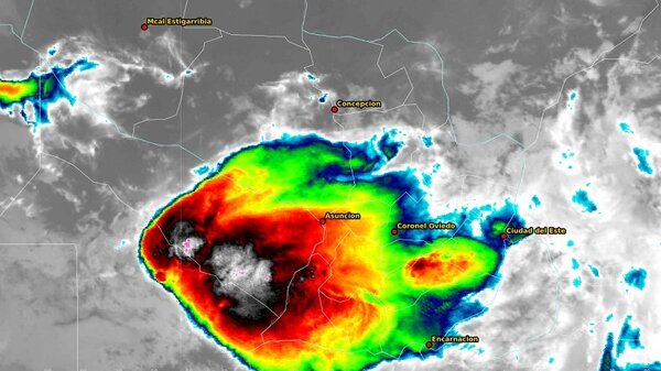 Lluvias intensas con tormentas eléctricas continúan este miércoles, según Meteorología | Noticias Paraguay
