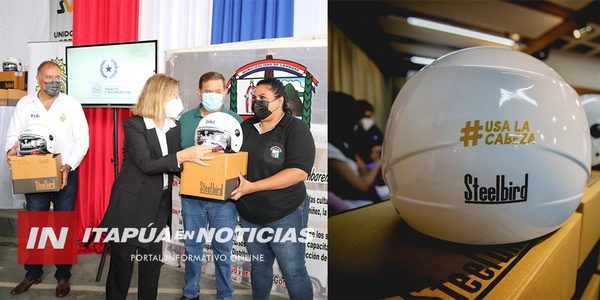 CAMPAÑA “USÁ LA CABEZA”: REGALARAN 100 CASCOS EN ENCARNACIÓN - Itapúa Noticias