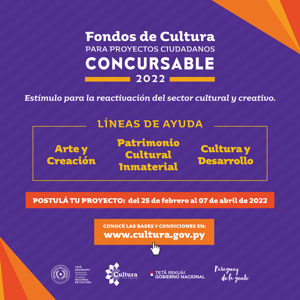 SNC habilitó convocatoria del programa fondos de Cultura 2022 - .::Agencia IP::.