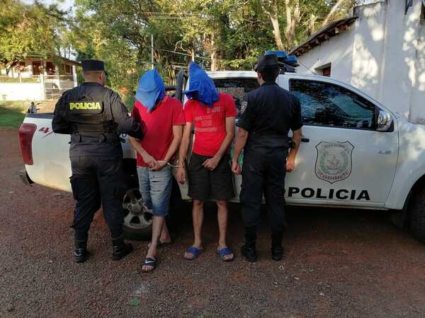 Aprehenden a presuntos ladrones de motocicletas en Encarnación