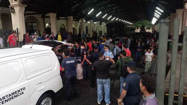 Familias campesinas se refugiaron en Estación de Ferrocarril por intensas lluvias