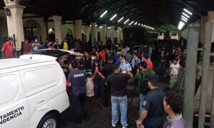 Familias campesinas se refugiaron en Estación de Ferrocarril por intensas lluvias
