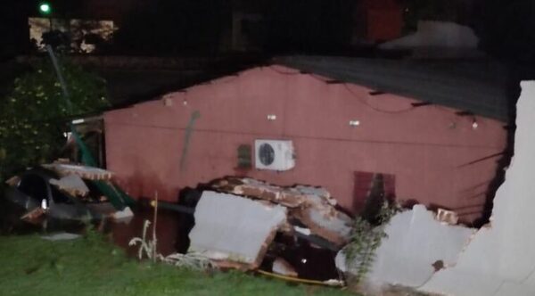 Un hombre falleció aplastado tras derrumbe de muralla de su casa en San Lorenzo