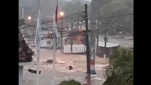 Nuevo desborde del arroyo Lambaré tras temporal