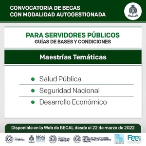 Becal cuenta con becas de maestrías para servidores públicos - .::Agencia IP::.