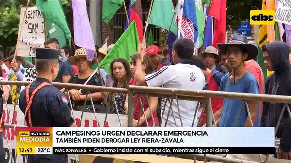Campesinos urgen declarar emergencia - ABC Noticias - ABC Color