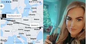 Una mujer con algunas copas de más pidió un Uber para viajar dese Inglaterra a Ucrania por USD 6.000
