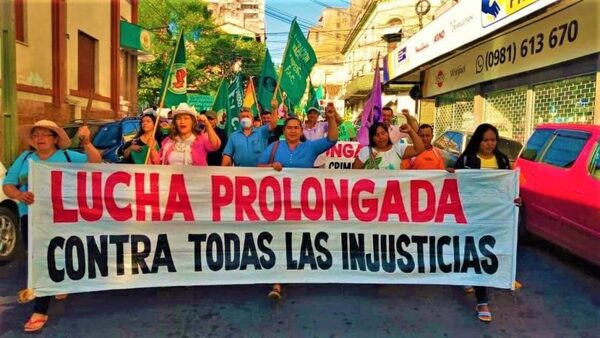 Teodolina Villalba aseguró que no se moverán de Asunción hasta la derogación de la ley que criminaliza las invasiones
