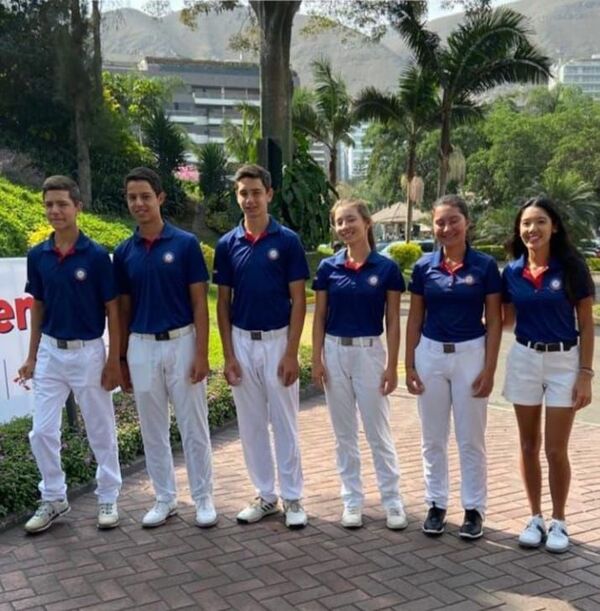 Primer día de acción de los golfistas paraguayos en el Sudamericano Juvenil - Polideportivo - ABC Color