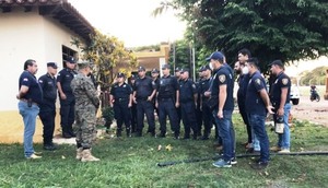 Llevan apoyo al personal policial de la comisaría 24 Santa Isabel de Caaguazú - .::Agencia IP::.