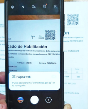 Marina Mercante habilita código QR para facilitar acceso a información - .::Agencia IP::.