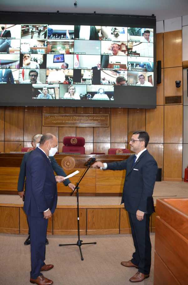 Lucas Aquino juró como senador en reemplazo de “Ancho” Ramírez