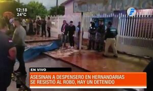 Asesinan a despensero durante asalto en Hernandarias | Telefuturo