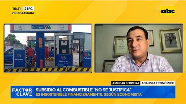 Es insostenible el subsidio a los combustibles, según analista - Factor Clave - ABC Color