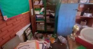 La Nación / Roban escuela por tercera vez: Delincuentes se llevaron hasta los peluches de alumnitos
