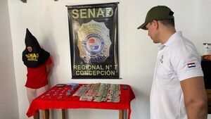 Concepción: Senad allana vivienda y detiene a un joven dedicado al tráfico de drogas