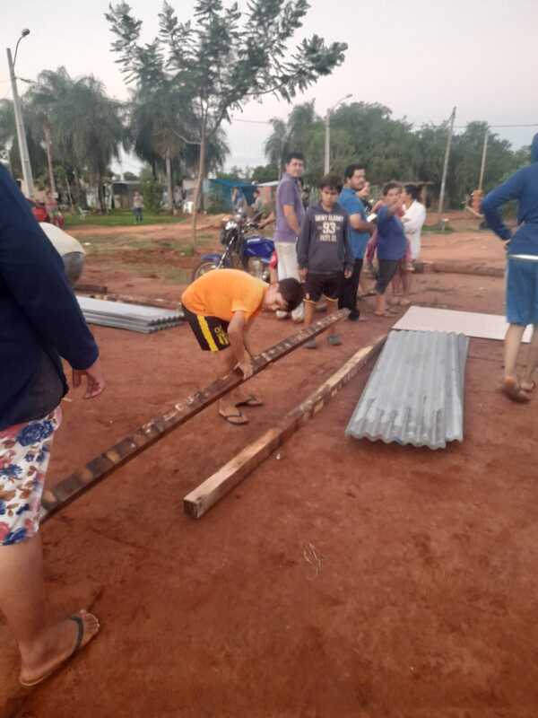 Asisten a damnificados por el temporal en San Pedro, Luque y comunidades indígenas - ADN Digital